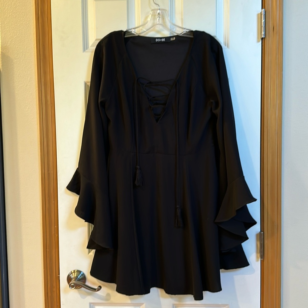 Do+Be black mini dress